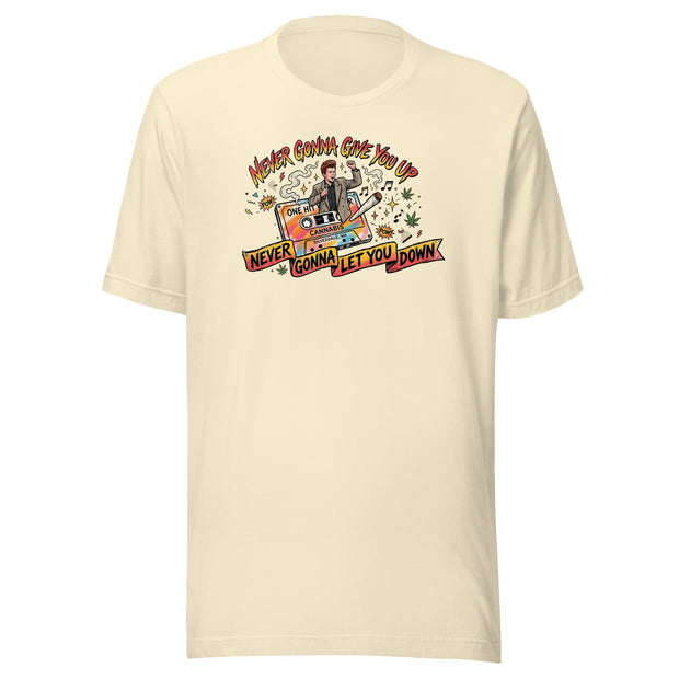 Never Gonna Give You Up Tee - Natural