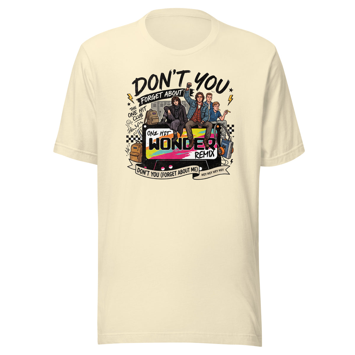 Don't You Forget About Me Tee - Natural