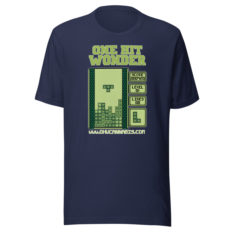 One Hit Wonder Block Stack Tee - Navy