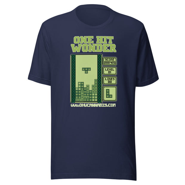 One Hit Wonder Block Stack Tee - Navy