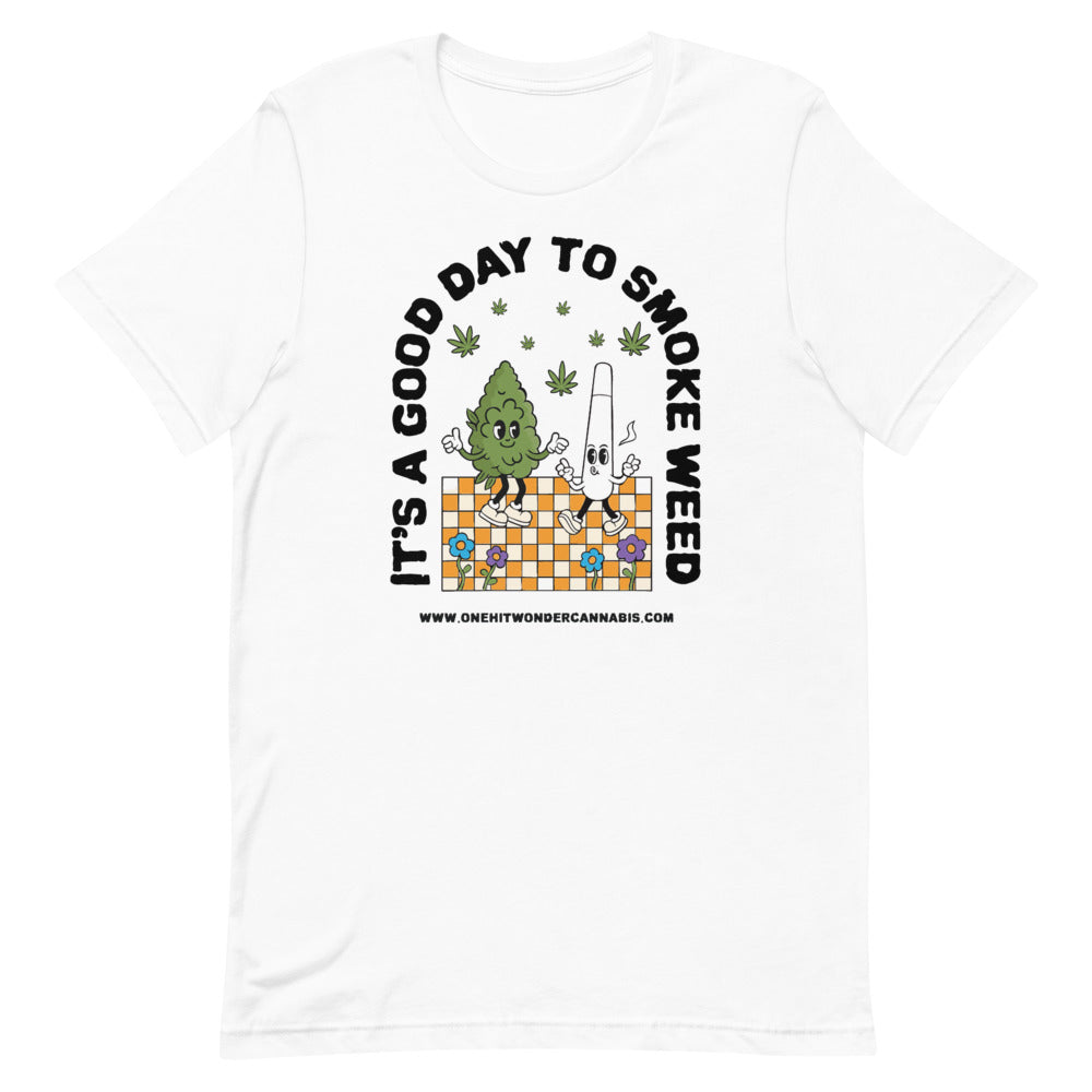 It's a Good Day Tee - White, flat