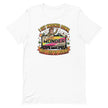 I Get Knocked Down Tee - White, flat