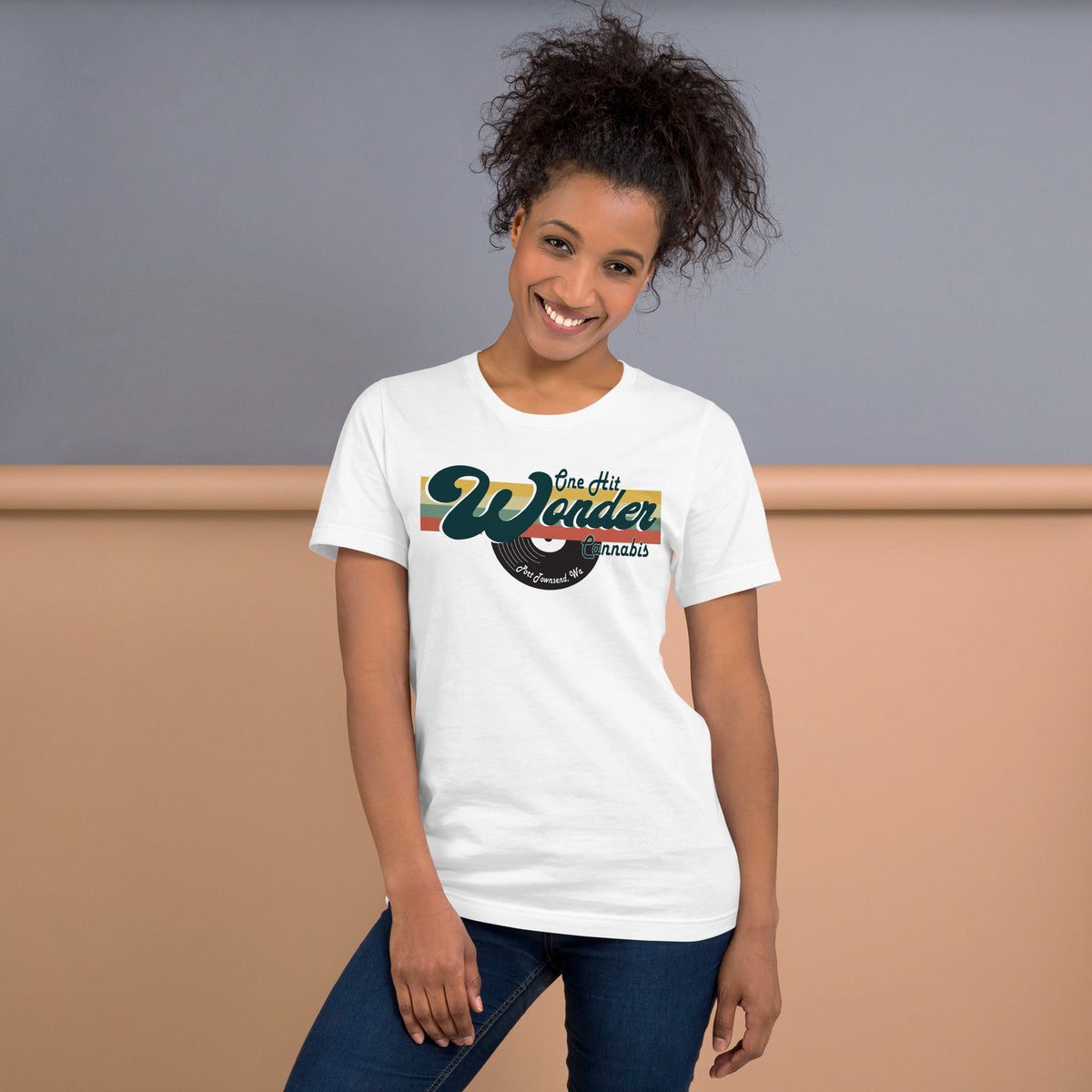One Hit Wonder Port Townsend Tee - White, worn