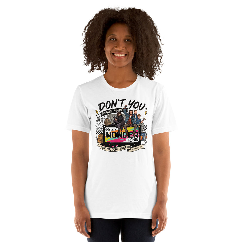 Don't You Forget About Me Tee - White, worn