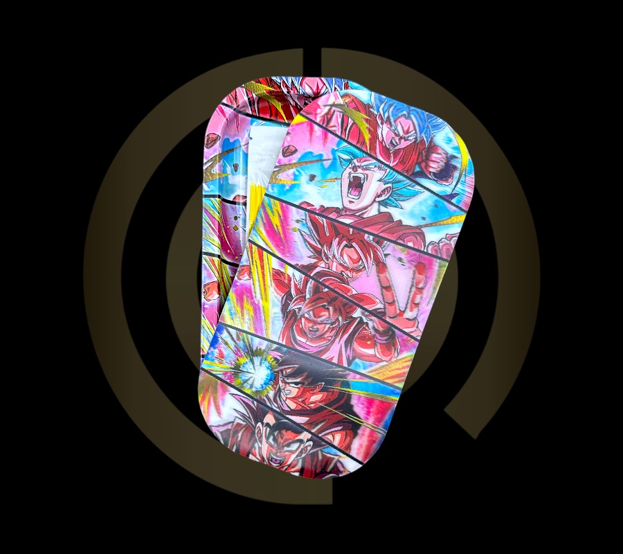 Slim Metal Rolling Tray w/ 3D Magnetic Lid - Hype Mode