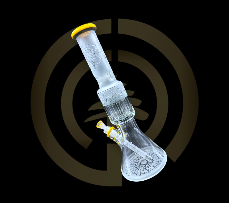 Calvo Glass - Blasted Mosaic Beaker (15