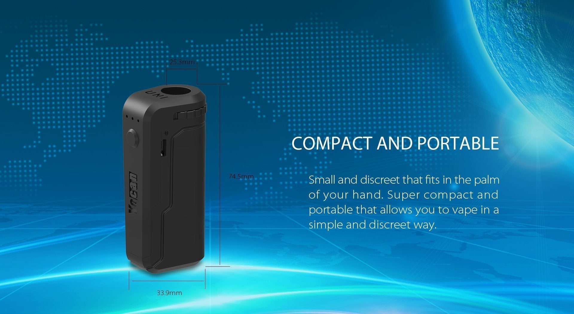 Vaporizer - Yocan UNI (Universal Cartridge Battery)